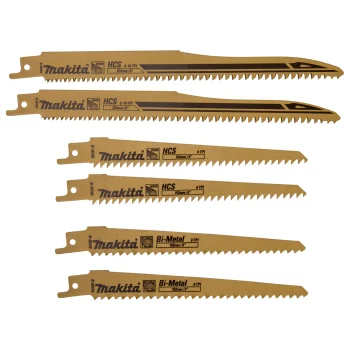 Makita B-44432 Reciprocating Saw Blade Set, 6 pcs