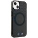BMW iPhone 14 Plus / 15 Plus vāciņš Pattern MagSafe, pelēks