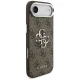 Чехол Guess 4G Big 4G Classic Logo для iPhone 17 Air - коричневый/серебристый