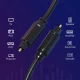 Оптический аудиокабель Toslink - Toslink, 3 м, черный