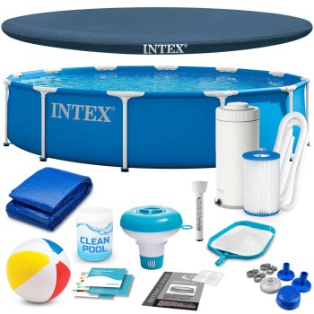 Intex 28212 karkasa baseins 366 x 76 cm (16-in-1 komplekts)