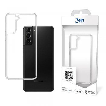 Samsung Galaxy S21 5G Telefona Vāciņš Maciņš Bampers Apvalks, Caurspīdīgs | 3MK All-Safe Armor Case Cover, Clear