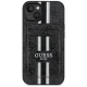 Guess 4G Stripes Case with MagSafe Wallet for iPhone 15, Black