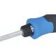 GEDORE SilentGEAR 1/4\" Ratchet Screwdriver, Black / Blue