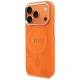 Guess Peony Hot Stamp MagSafe чехол для iPhone 17 Pro – оранжевый