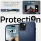 Чехол Spigen Mag Armor MagSafe для iPhone 15 Plus, синий