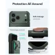 ESR Cyber Tough MagSafe vāciņš priekš iPhone 18 Pro / 17 Pro, zaļš