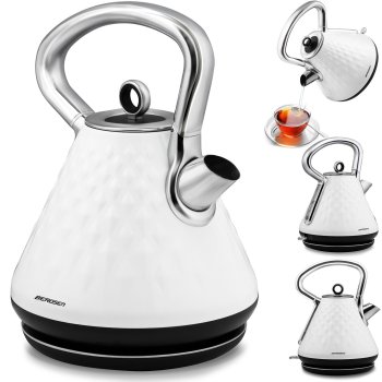 Electric Kettle Berdsen BD-700, 1.7 L, White