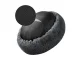 Soft Plush Bed for Dogs and Cats, 80 cm, Light Grey