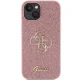 Apple iPhone 15 Plus 6.7\'\' Guess Glitter Script Big 4G Case Cover (GUHCP15MHG4SGP), Pink | Чехол Кейс...