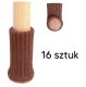 Furniture leg caps 16pcs brown