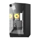 Datora korpuss Darkflash DY470 Black ar 4 ventilatoriem