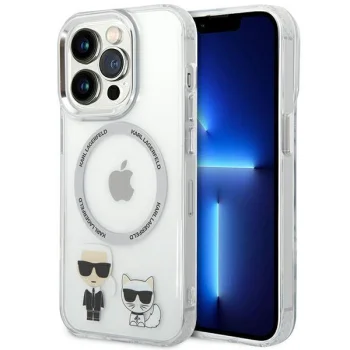 Чехол Karl Lagerfeld Karl & Choupette Aluminum MagSafe для iPhone 14 Pro Max