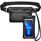 Spigen A621 Ūdensnecaurlaidīgs telefonu aizsargmaciņš un jostas soma | Universal Waterproof Phone Case and Waist Bag