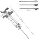 Ruhhy 00023055 Meat Injector Syringe with 3 Needles, 50 ml