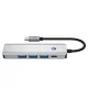 Tech-Protect HB01 5in1 USB-C centrmezgls, HDMI 4K 60Hz, PD 100W, USB 3.0, pelēks