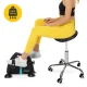 4Fizjo ERGO ergonomiska masāžas taburete - segli, melna