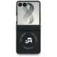 Karl Lagerfeld Karl&Choupette Pins MagSafe vāciņš priekš Samsung Galaxy Z Flip 8, melns