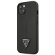 Guess Saffiano Triangle Logo Case for iPhone 13 mini, Black