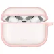 Uniq Veren aizsargmaciņš AirPods Pro 3 austiņām ar karabīni, rozā