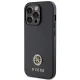 Guess 4G Strass Metal Logo vāciņš Apple iPhone 15 Pro melns