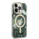 Apple iPhone 14 Pro 6.1\'\' Guess Jungle MagSafe Case Cover + Charger (GUBPP14LHJEACSA), Green | Telefona Maciņš...