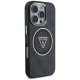 Guess IML Metal Glitter 4G Circle Triangle MagSafe vāciņš iPhone 16 Pro Max - Melns | Phone Case Cover Black
