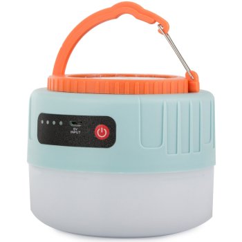 Солнечная LED кемпинговая лампа с USB