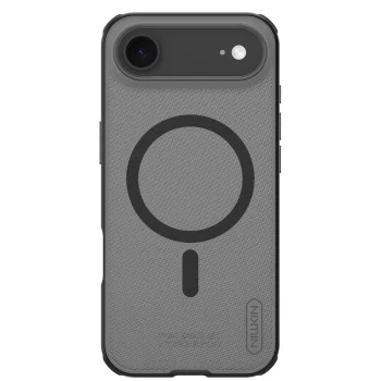 Nillkin iPhone 17 Air vāciņš Super Frosted Shield Pro Magnetic, caurspīdīgs melns