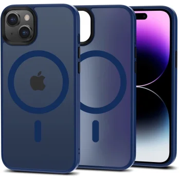 Apple iPhone 15 Plus 6.7'' Tech-Protect MagMat MagSafe Case Cover, Blue | Telefona Vāciņš Maciņš Apvalks Bamperis