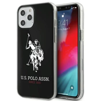 Apple iPhone 12 Pro Max 6.7'' US Polo Shiny Big Logo Case Cover (USHCP12LTPUHRBK), Black | Чехол Кейс...