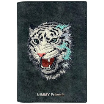 Nimmy Raptor Tiger pases un dokumentu maciņš Tumši pelēks