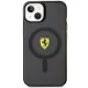 Чехол Ferrari для iPhone 14 Translucent MagSafe, черный