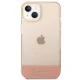 Guess Translucent iPhone 14 Plus ietvars, rozā