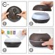 Carruzzo Electric Ultrasonic Air Humidifier Diffuser with Remote Control and Essential Oils for Aromatherapy, 500 ml