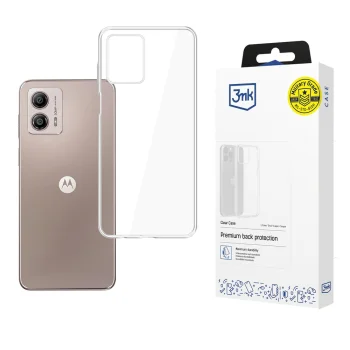 3mk Clear Case vāciņš tālrunim Motorola Moto G53, caurspīdīgs