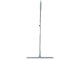 Rubber floor squeegee with telescopic handle, 50 cm, adjustable, green