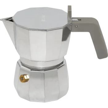 Гейзерная кофеварка Alessi Moka DC06/1, 1 чашка, серебристая