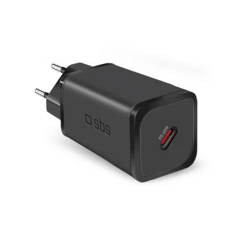 Sbs 65W GaN Power Delivery tīkla lādētājs TETRGAN1C65W, melns