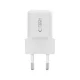 Tech-Protect NCM25 USB-C PD 25W tīkla lādētājs, balts