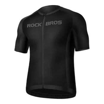 Велоджерси Rockbros с коротким рукавом XXL, черная