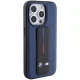 Чехол BMW для iPhone 15 Pro M Grip Stand Bicolor, темно-синий