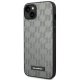 Karl Lagerfeld Saffiano Mono Metal Logo Case for iPhone 14, Gray