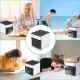 Mini Air Cooler DA182 USB Powered, White/Grey