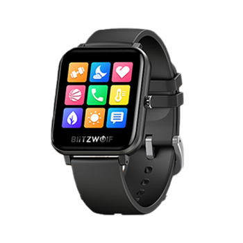 BlitzWolf BW-GTC Smartwatch Sport Bluetooth, Black | Gudrais Viedpulkstenis