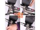 Bicycle Front Handlebar Bag with Waterproof Clear 6.8\" Phone Window Pouch Compartment