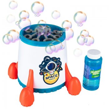 Bērnu Elektriskais Ziepju Burbuļu Ģenerators Mašīna "Raķete" | Kids Electric Bubble Machine Toy