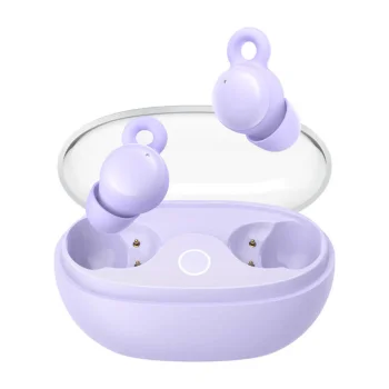 Joyroom JR-TS3 Bezvadu TWS Austiņas Ausis ar Uzlādes Kasti, Violets | Wireless Bluetooth Earphones Earbuds