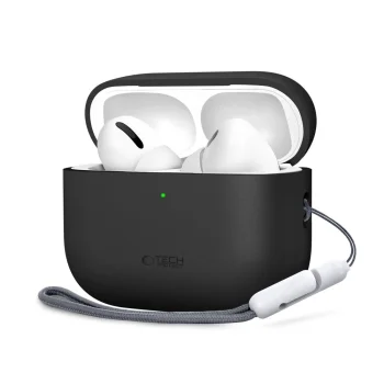 Чехол для наушников Tech-Protect Silicone для AirPods Pro 3, черный