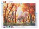 Diamond Mosaic Embroidery Kit Painting 5D Running Horses 40x30 cm